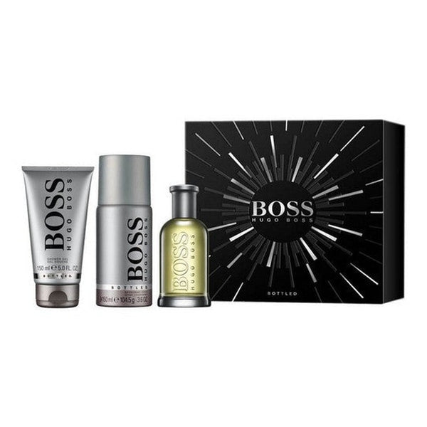 Hugo Boss Boss Bottled Gift Set 100ml EDT + 100ml Shower Gel + 150ml Deodorant Spray