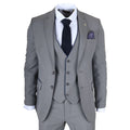 IM47 - Men's 3 Piece Grey Tailored Fit Suit