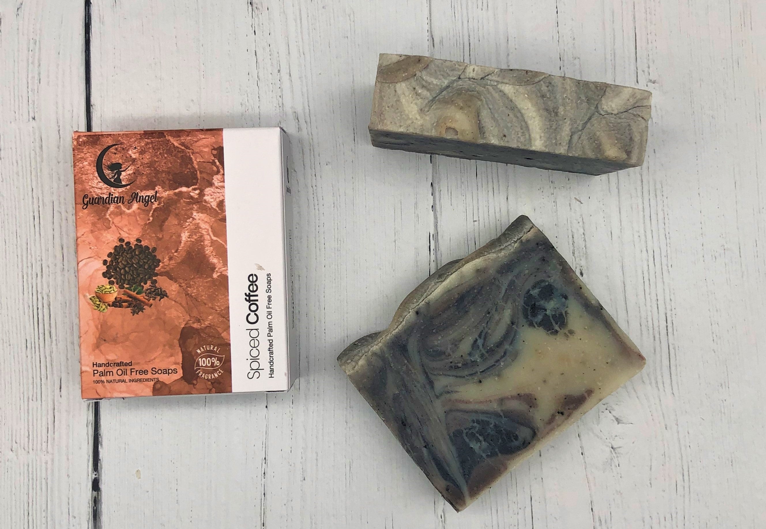 Spiced Coffee Exfoliation - Sweet & Spicy Soap Bar with Coffee, Ginger, Orange & Cinnamon