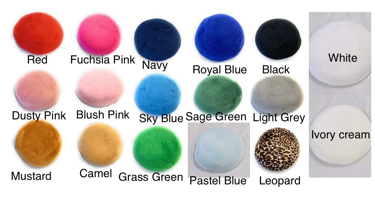 Caprilite Quality Round Velvet Sinamay Fascinator Base Pillbox Hat DIY Material Make Millinery Supplies Wholesale