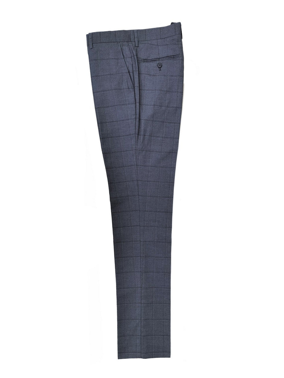 Grey Check Double Breasted Suit