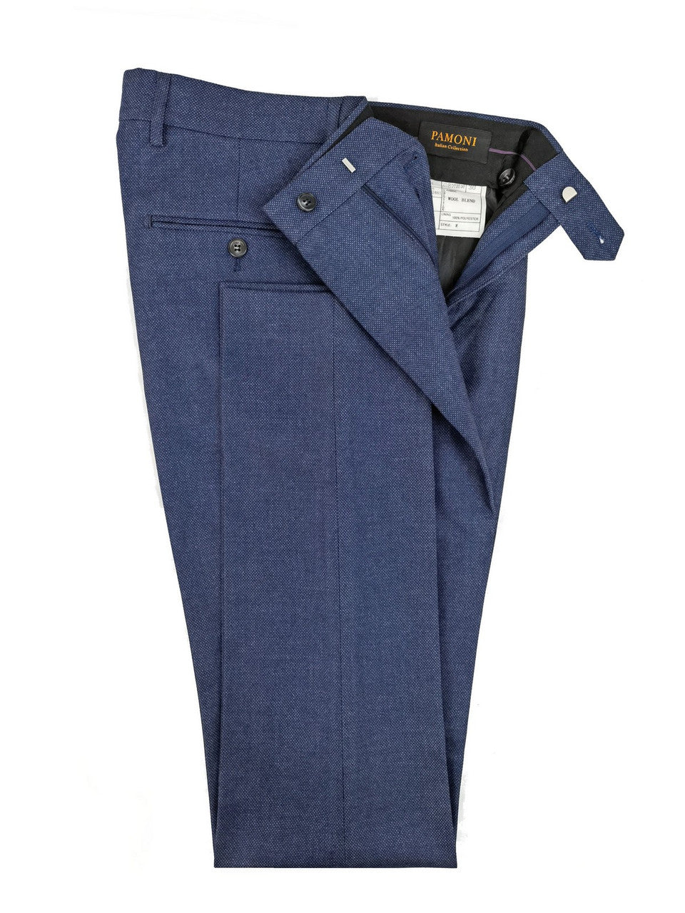 Mid Blue Birdseye 3-Piece Suit