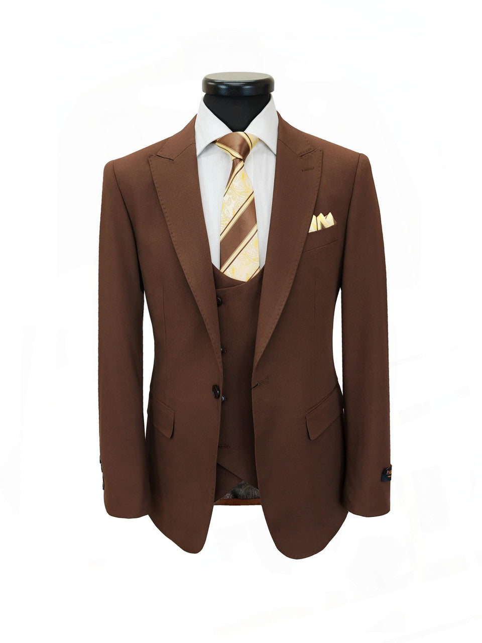 Dark Brown 3-Piece Suit