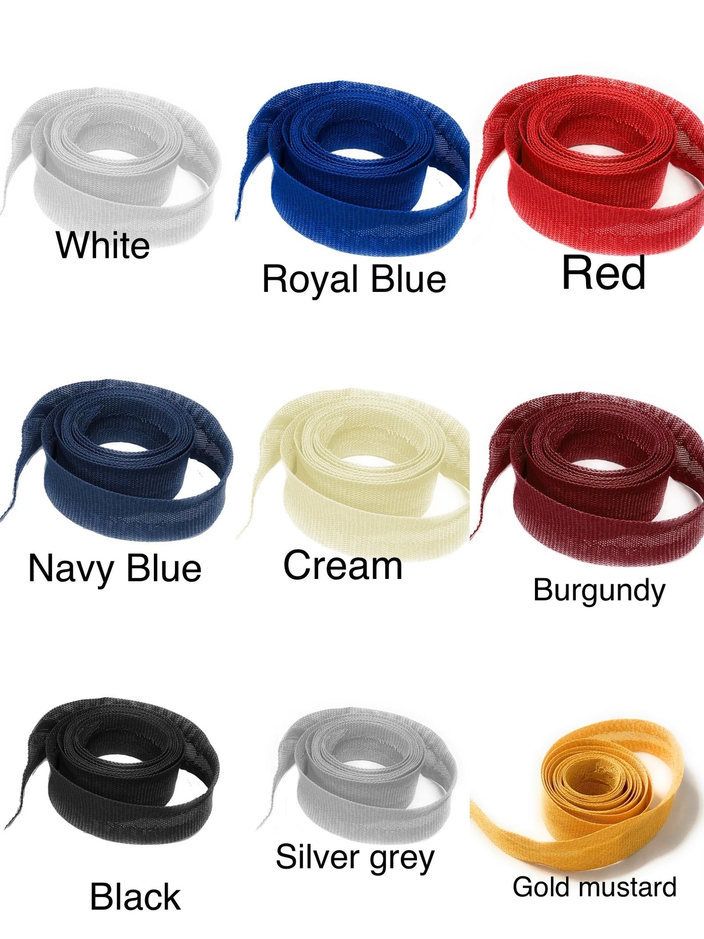 4cm Wide Millinery Strip 2.4m LONG Fascinator Hat Making Supplies Trimmings