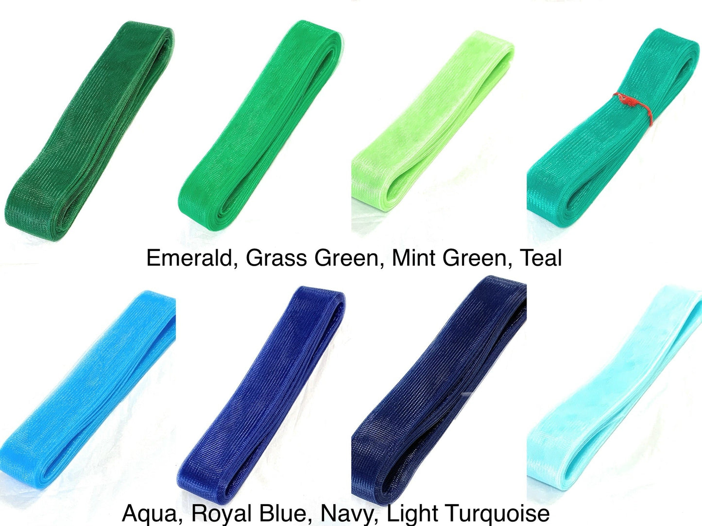 20m Polyester Stiff Horsehair Braid Mesh Ribbons for Hem Boning Sewing Millinery Crinoline CRIN Fascinator Making Trimmings - 5cm Wide