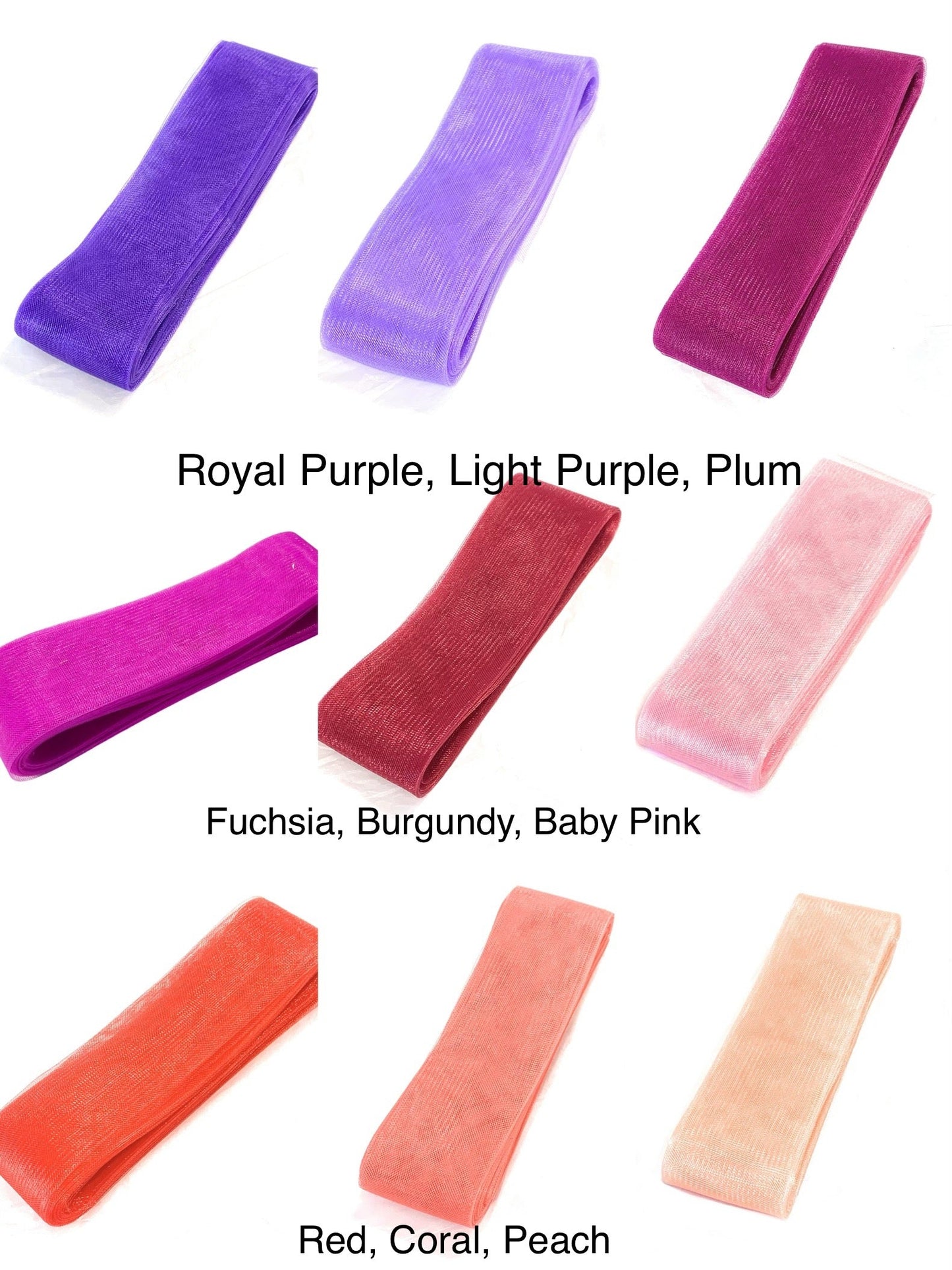 20m Polyester Stiff Horsehair Braid Mesh Ribbons for Hem Boning Sewing Millinery Crinoline CRIN Fascinator Making Trimmings - 8cm Wide