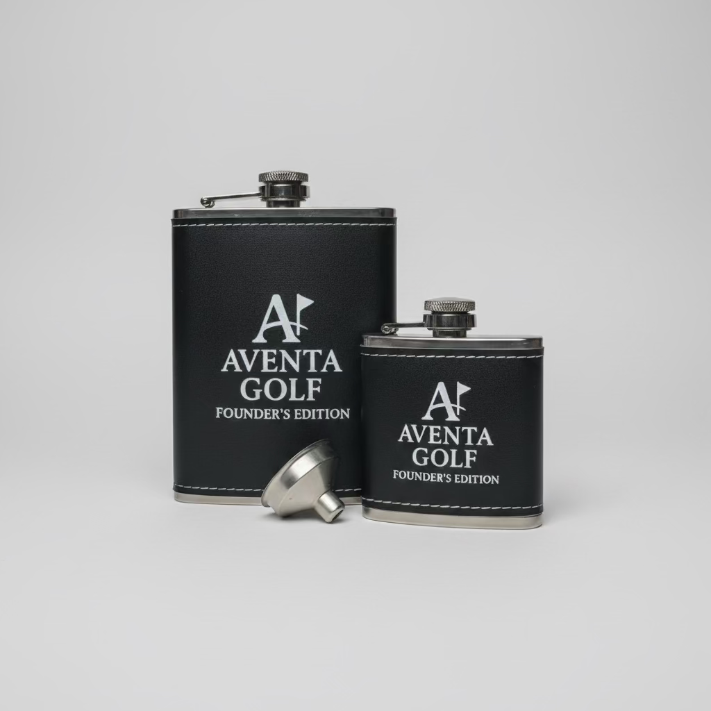 Founders edition hip flask set