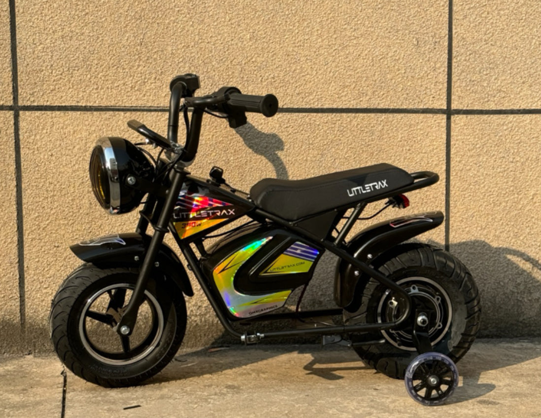Littletrax 350W Kids Electric Bike – Ages 3 to 12+ ride on motorbike