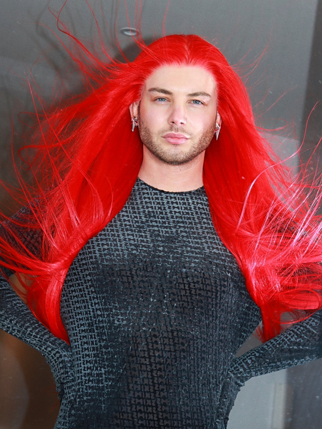 Poppy Red - 13"X6" Lace Front Human Hair Wig