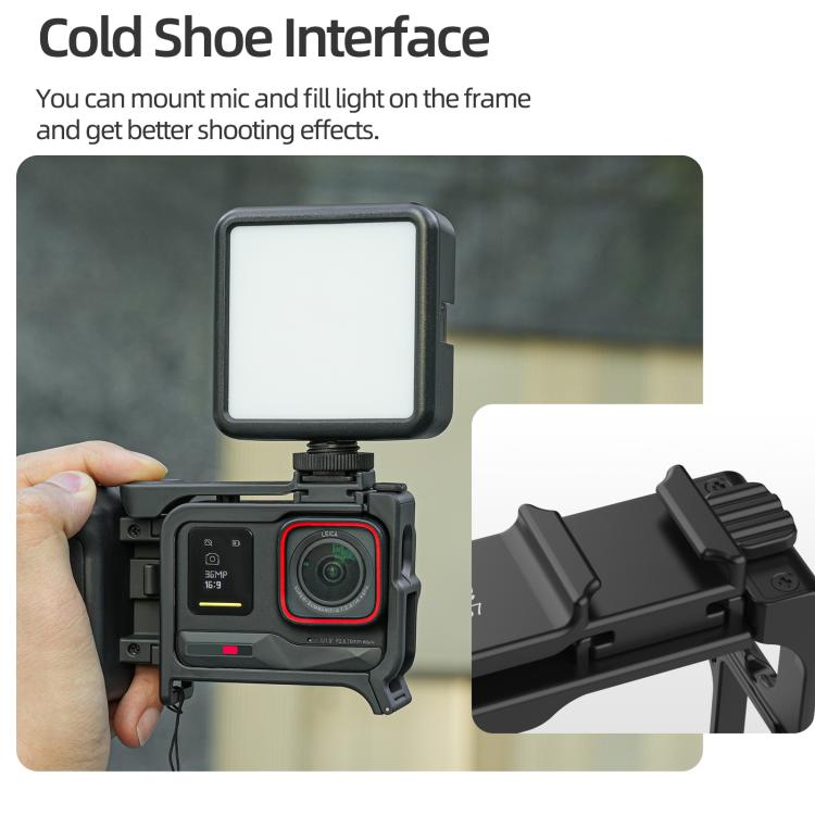 Sunnylife 2-in-1 Detachable Protective Frame & Street Photography Handle for Insta360 Ace Pro 2 / 1