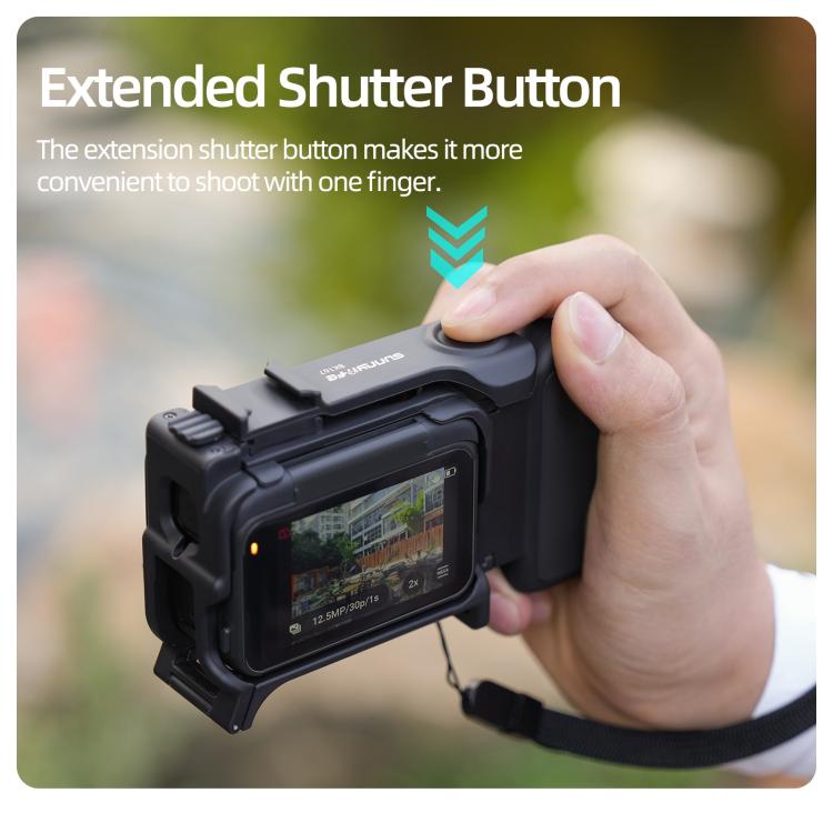 Sunnylife 2-in-1 Detachable Protective Frame & Street Photography Handle for Insta360 Ace Pro 2 / 1