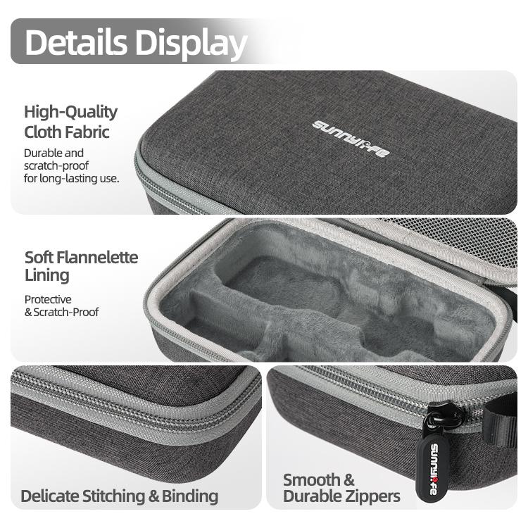 For Insta360 Luna Ultra Sunnylife Mini Carrying Case Handbag Creator Combo Bag, LU-B262