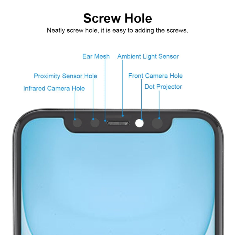 JK TFT LCD Screen for iPhone 11 with Digitizer Full Assembly(Black)