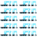 10 PCS Speaker Dustproof Mesh for iPhone 12 Pro, For iPhone 12 Pro
