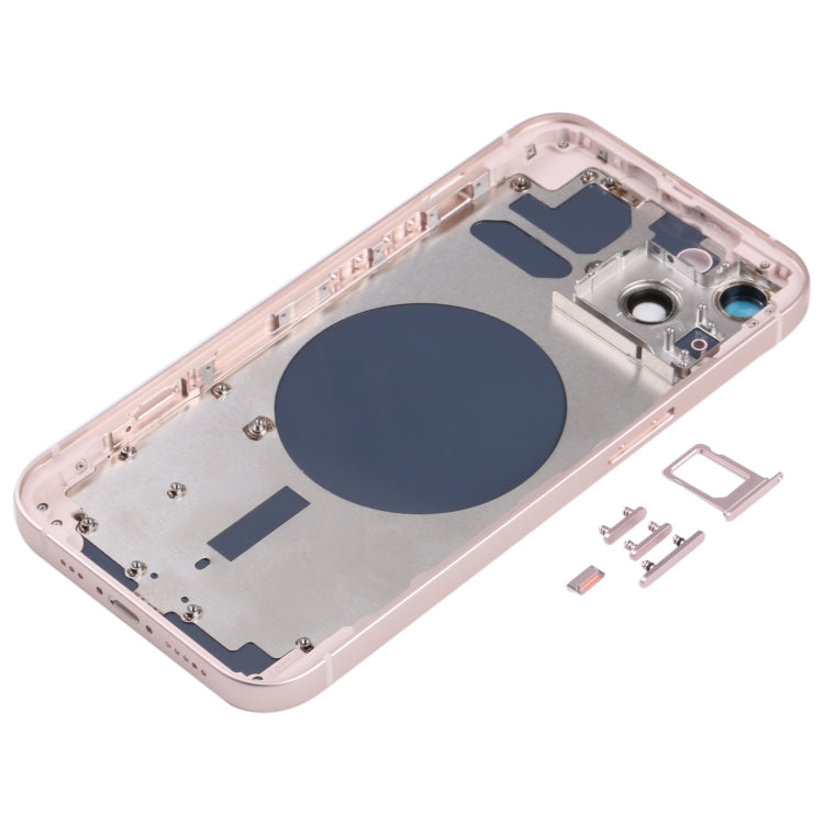 Back Housing Cover with SIM Card Tray & Side  Keys & Camera Lens for iPhone 13, For iPhone 13(with SIM Card Tray & Side Keys), For iPhone 13(with Card Tray & Side Keys), For iPhone 13
