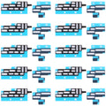 10 Sets Mainboard FPC Connector Sponge Foam Pads for iPhone 12 mini, For iPhone 12 mini