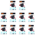 10 PCS Speaker Dustproof Mesh with Frame for iPhone 12 mini, For iPhone 12 mini (with Frame)