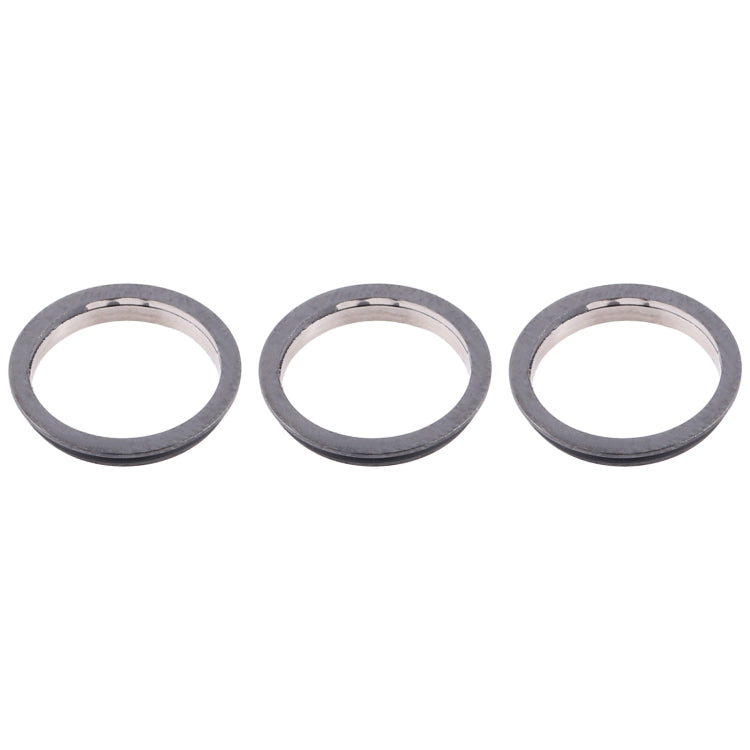 3 PCS Rear Camera Glass Lens Metal Protector Hoop Ring for iPhone 12 Pro Max, For iPhone 12 Pro Max