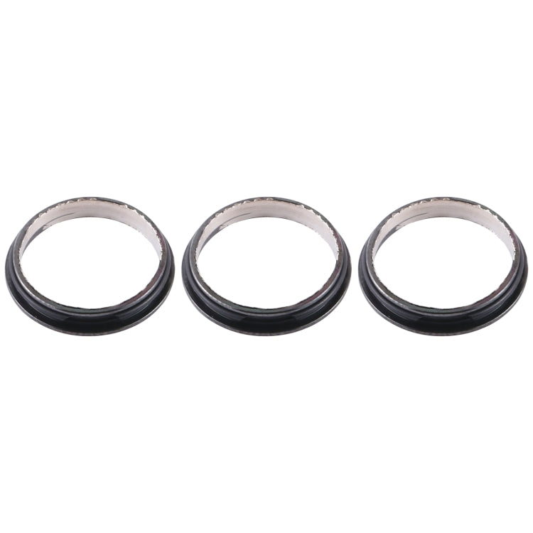 3 PCS Rear Camera Glass Lens Metal Protector Hoop Ring for iPhone 12 Pro Max, For iPhone 12 Pro Max