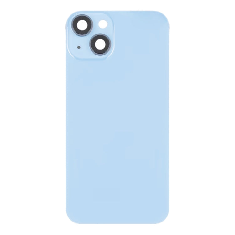 For iPhone 14 Glass Battery Back Cover with Flash Bracket + Wireless Charging Module, For iPhone 14