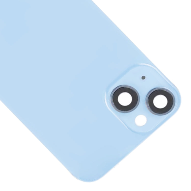 For iPhone 14 Glass Battery Back Cover with Flash Bracket + Wireless Charging Module, For iPhone 14