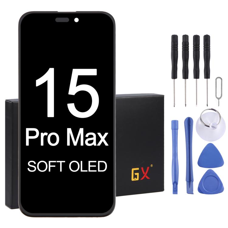 GX Soft OLED Screen For iPhone 15 Pro Max, For iPhone 15 Pro Max(GX Soft OLED)