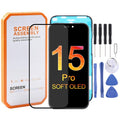 HXL Soft OLED Screen For iPhone 15 Pro, For iPhone 15 Pro