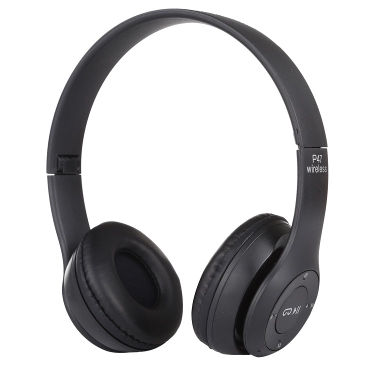 P47 Foldable Wireless Bluetooth Headphone with 3.5mm Audio Jack, Support MP3 / Call, P47 Green, P47 Black, P47 Blue, P47 Red, P47 White