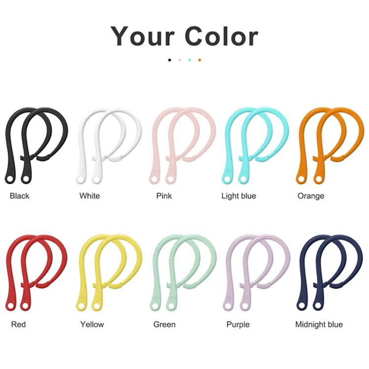 For AirPods 1 / 2 / Pro Anti-lost Silicone Earphone Ear-hook(White)