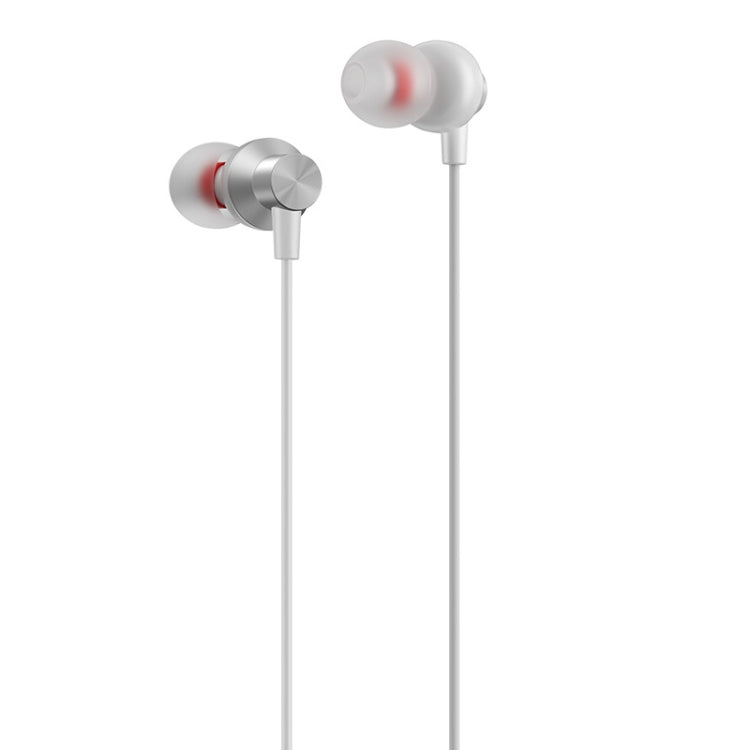 REMAX RM-560 Type-C In-Ear Stereo Metal Music Earphone with Wire Control + MIC, Support Hands-free, Not For Samsung Phones(White)