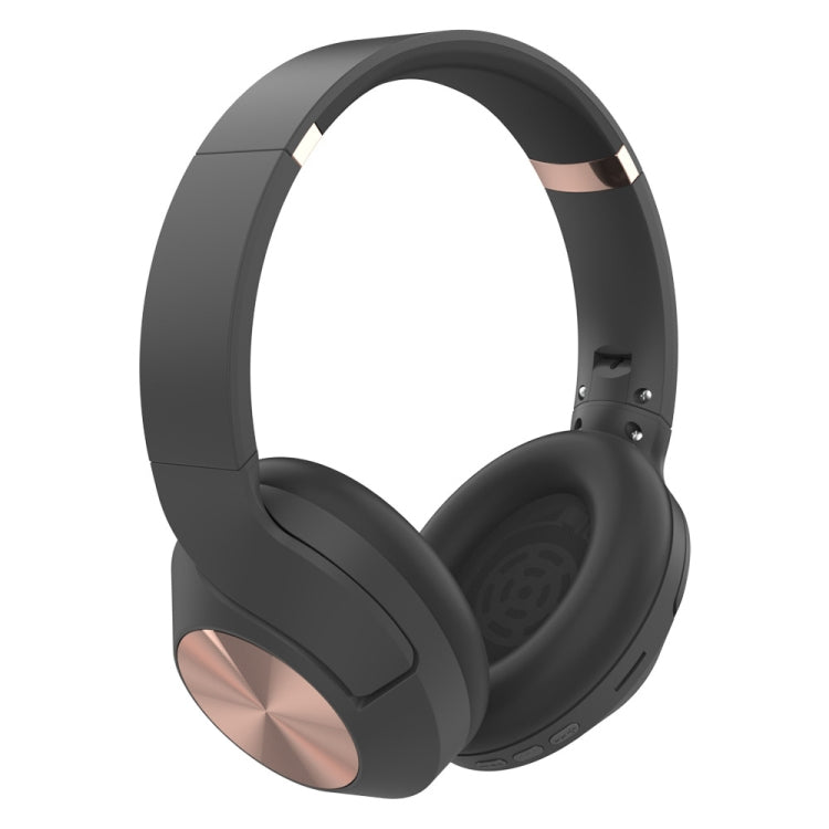 Mucro L36 Foldable Bluetooth Headset with SD Card Slot & Storage Box(Black)