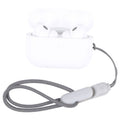 For Apple AirPods Pro 2 Wireless Bluetooth Earphone Anti-Lost Rope Phone Case Lanyard(Grey)