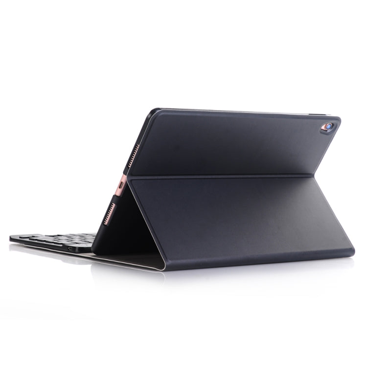 A09 Bluetooth 3.0 Ultra-thin ABS Detachable Bluetooth Keyboard Leather Tablet Case for iPad Air / Pro 10.5 inch (2019), with Holder