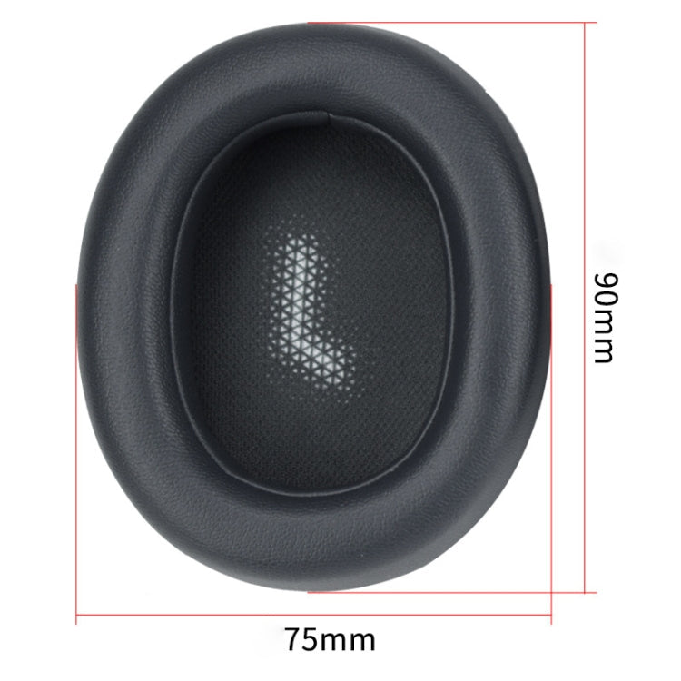 For JBL Everest Elite 750NC Headphones Synthetic Leather + Foam Soft Earphone Protective Cover Earmuffs, One Pair, For Everest Elite 750NC Bronze, For Everest Elite 750NC Blue