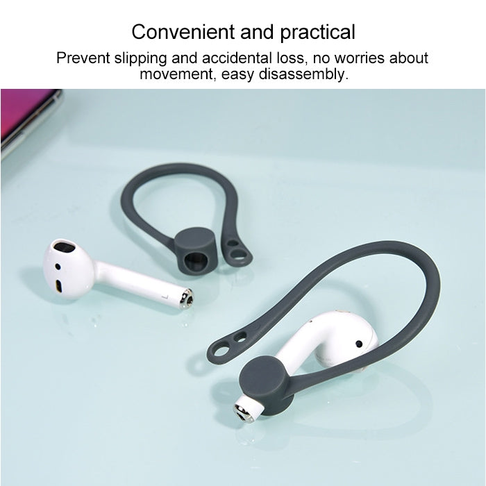 Wireless Headphones Lanyard Anti-lost Headphones for Apple AirPods 1 / 2(White)