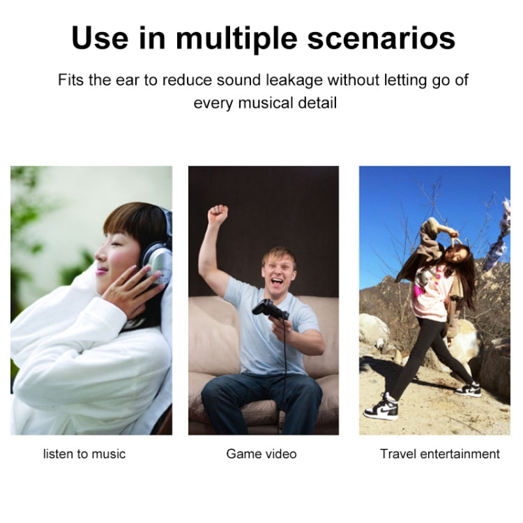 2 PCS For Sony MDR-XB450AP / XB550 / XB650 / XB400 Earphone Cushion Cover Earmuffs Replacement Earpads with Mesh(Grey)