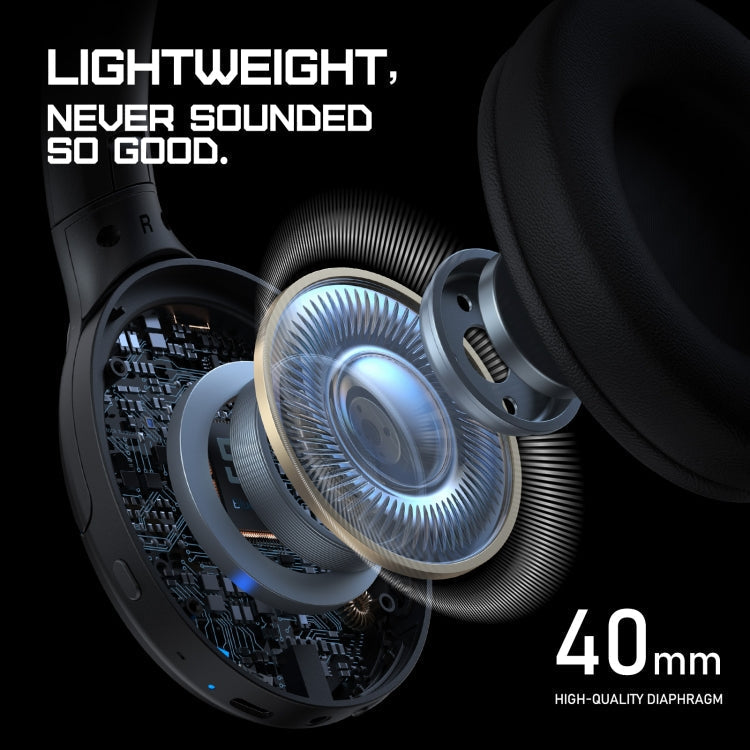 ONIKUMA B3 Bluetooth 5.3 Foldable Wireless Bluetooth Headphone with Microphone (Black)