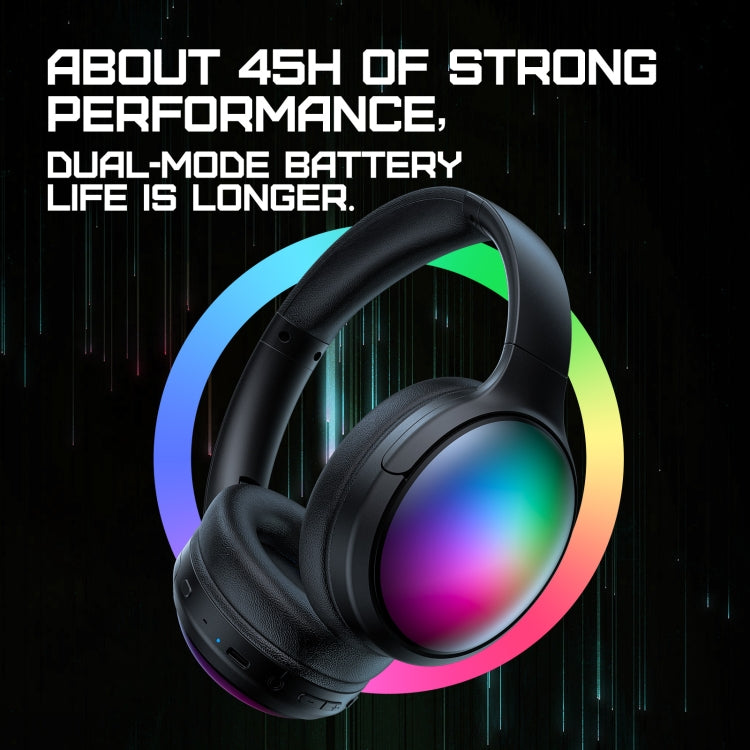 ONIKUMA B3 Bluetooth 5.3 Foldable Wireless Bluetooth Headphone with Microphone (Black)