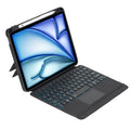 T11B-AS Detachable Rotating Backlit Touch Bluetooth Keyboard Case For iPad Air 11 2024 / Air 5 / Air 4 10.9 / Pro 11 2022 2021 2020 2018, For iPad Air 11 2025 / Air 11 2024 / Air 5 / Air 4 10.9 / Pro 11 2022 2021 2020 2018