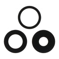 For iPhone 16 Pro / 16 Pro Max 3 in 1 Back Camera Lens, For iPhone 16 Pro / 16 Pro Max
