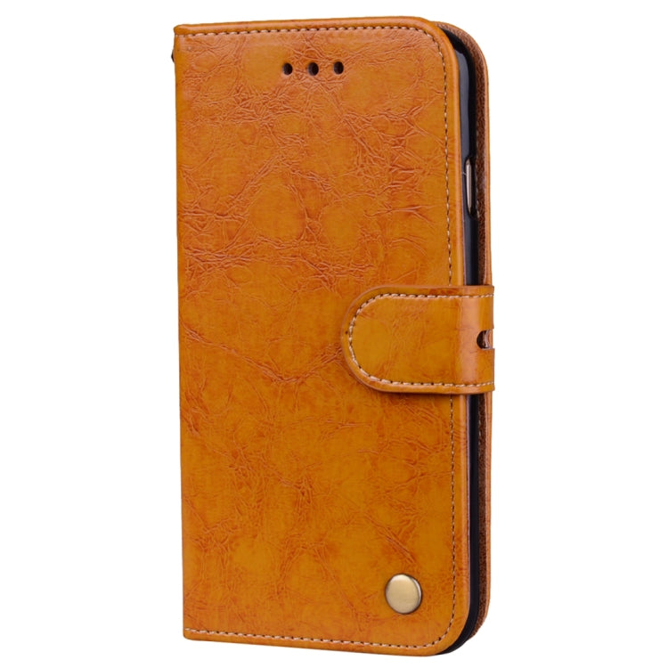 For iPhone 6 Plus & 6s Plus Business Style Oil Wax Texture Horizontal Flip Leather Case with Holder & Card Slots & Wallet, For iPhone 6P & 6sP