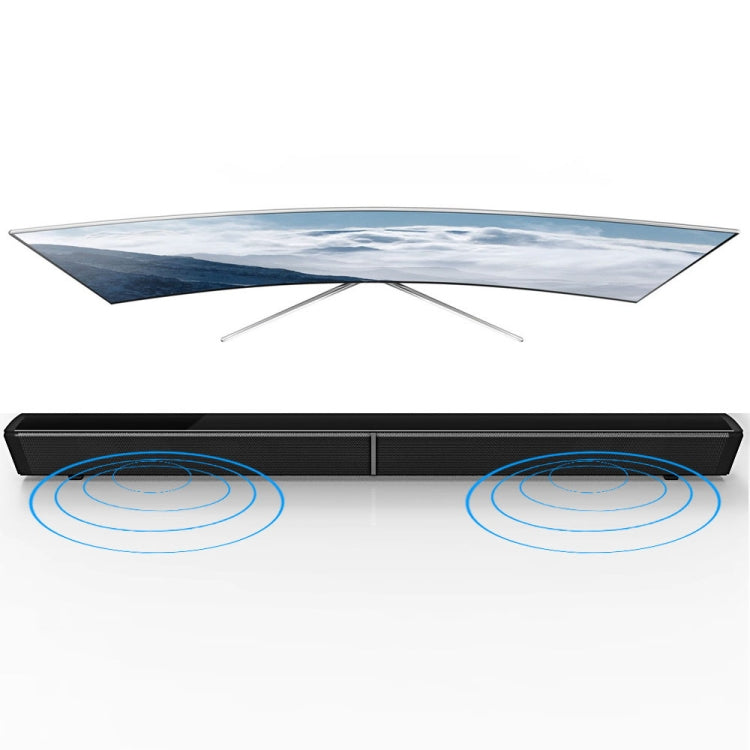 Soundbar LP-09 (CE0148) Home Theater Bluetooth Wireless Sound Bar Speaker with Remote Control(Black)