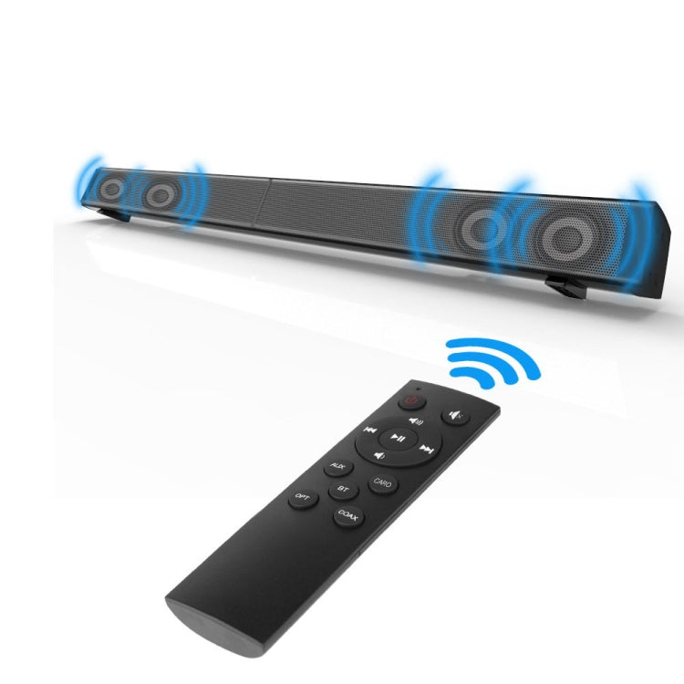Soundbar LP-09 (CE0148) Home Theater Bluetooth Wireless Sound Bar Speaker with Remote Control(Black)