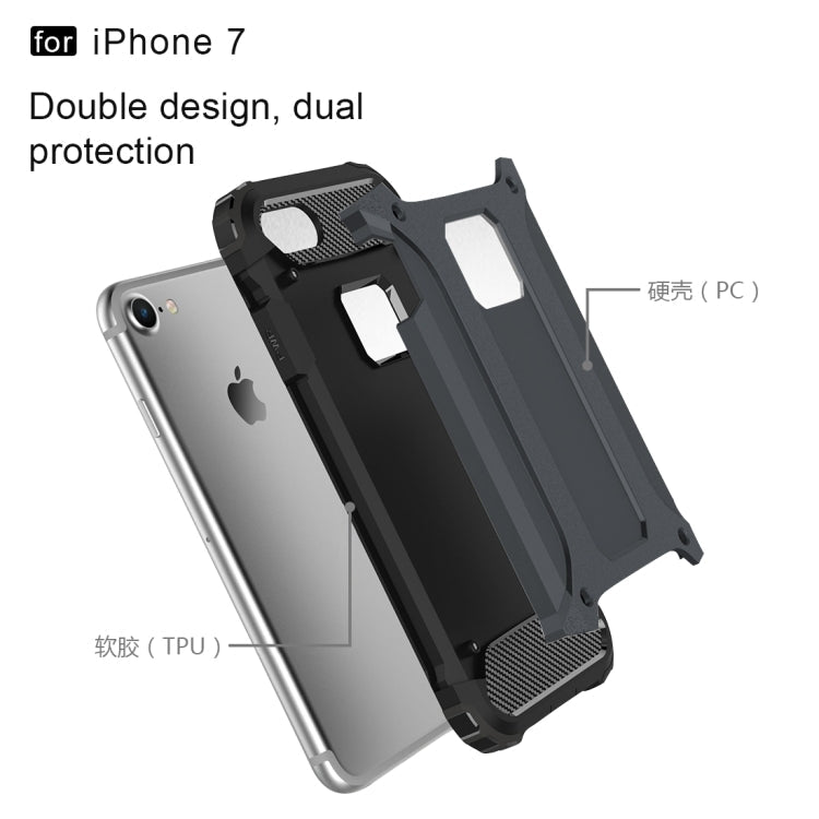 For iPhone 7 Armor TPU + PC Combination Phone Case, For iPhone 7, For iPhone  7