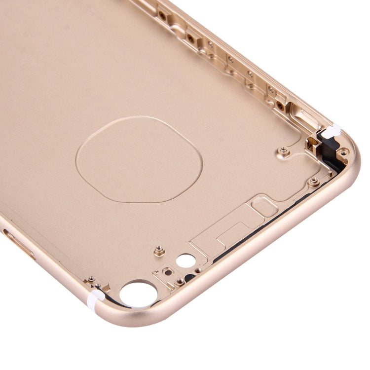 5 in 1 for iPhone 7 (Back Cover + Card Tray + Volume Control Key + Power Button + Mute Switch Vibrator Key) Full Assembly Housing Cover
