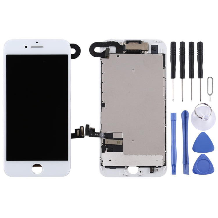 LCD Screen include Front Camera for iPhone 7, i7 Black with Camera, i7 White with Camera