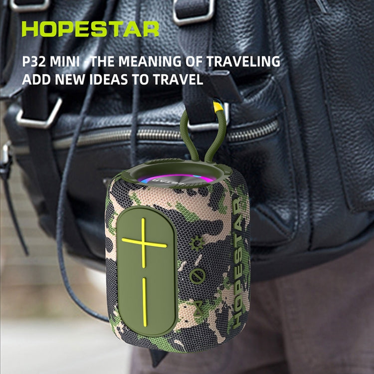 HOPESTAR P32mini TWS Waterproof Wireless Bluetooth Speaker (Black)