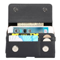 Universal Litchi Texture Vertical Flip Thwartwise PU Leather Case / Waist Bag with Back Splint & Card Slots & 15cm Lanyard for  iPhone 8 & 7  & 6s & 6, Galaxy SIV & SIII, Xiaomi Redmi 3 & 3X, Size: 14.3 x 7.5 x 1.5 cm