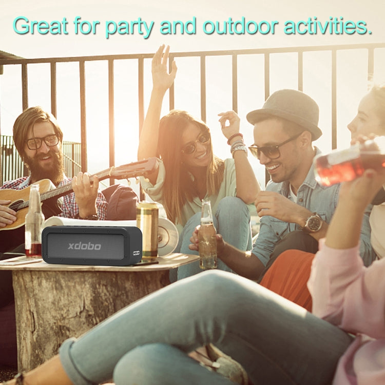 XDOBO Wake 1983 IPX7 Waterproof Portable Outdoor Wireless Bluetooth Speaker
