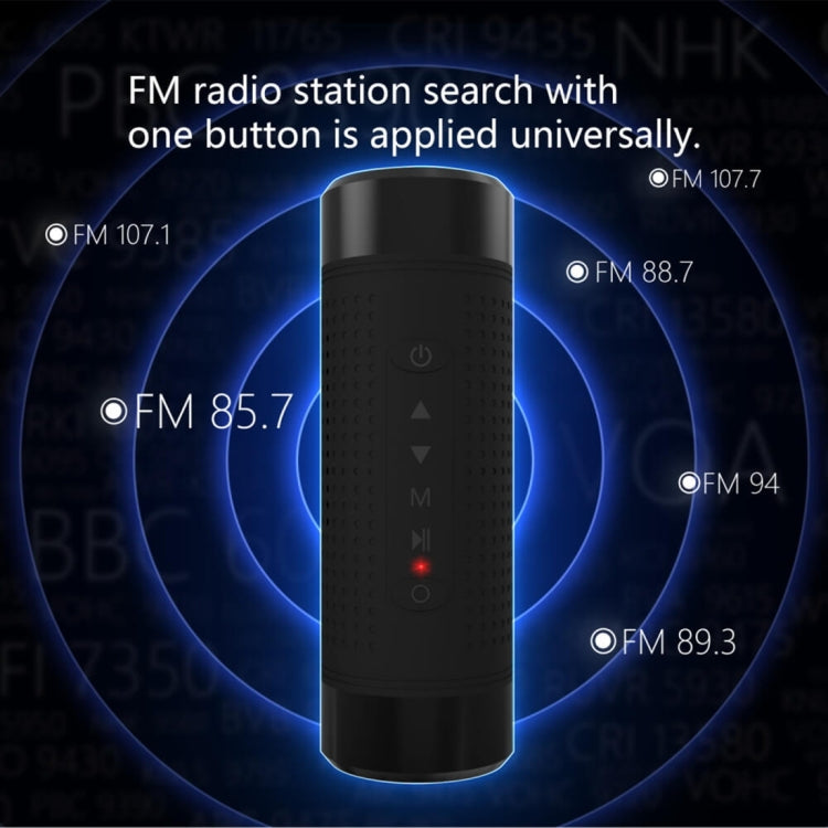 JAKCOM OS2 Outdoor FM Radio Bluetooth Speaker Subwoofer Bass Speakers 5200mAh Power Bank + LED light